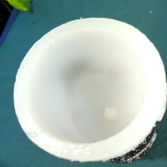 3/$25 Snowman Battery Glitter Candle - Picture 2 of 7